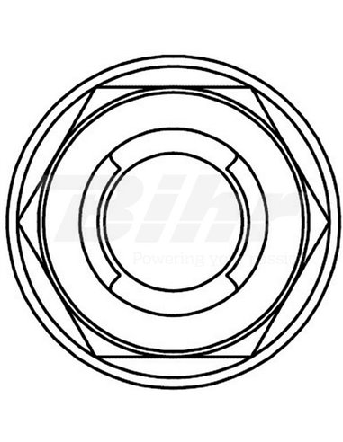 Tuerca fuji con brida BOLT M10 x 1,25 x14mm Bolt 021-31014