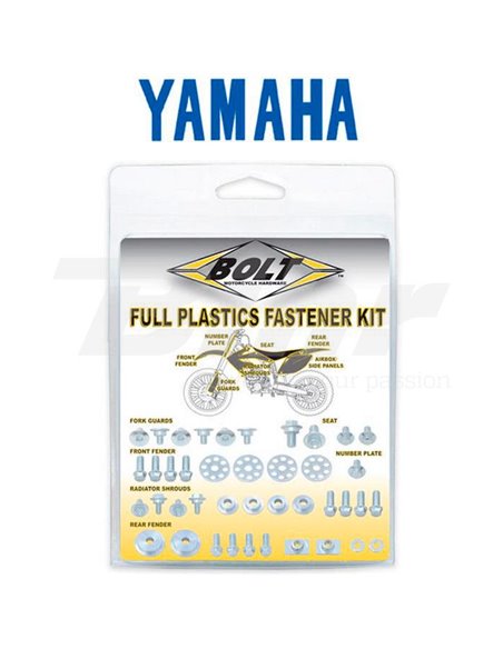 Kit de tornillería Bolt para plástica YZ450F 18 Bolt YAM-1800004