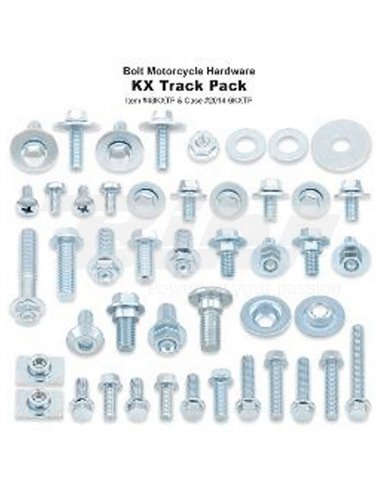 Kit de tornillería Bolt Track Pack KAWA KX & KXF Bolt 2014-6KXTP