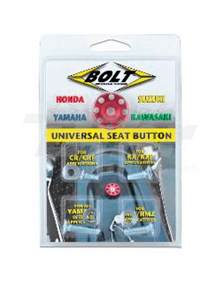 Kit Fijación Asiento Anodizado para motos Japonesas Bolt BMH-SB