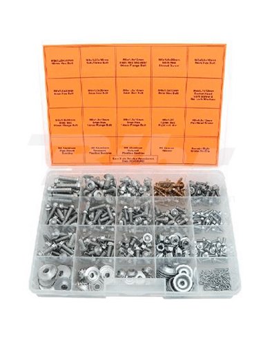 Maleta tornillos BOLT tipo Europe 336 Piezas Bolt SVCEURO