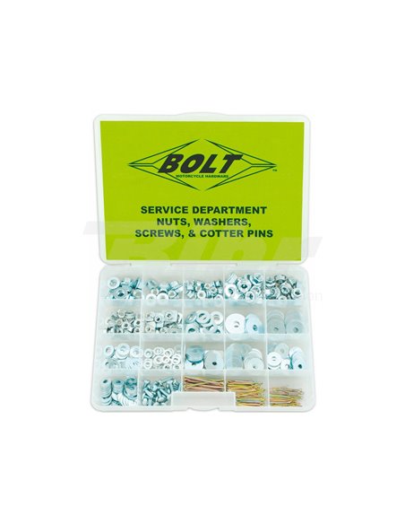 Kit Taller Tuercas, Arandelas y Clips Bolt SVCNWSC
