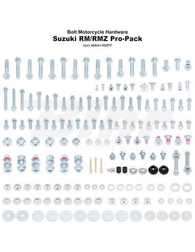 Pack tornillería Bolt Pro Suzuki para RM/RMZ 01- Bolt BMH-RMPP