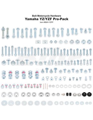 Pack tornillería Bolt Pro Yamaha YZ/YZF 03-13 Bolt BMH-YZPP