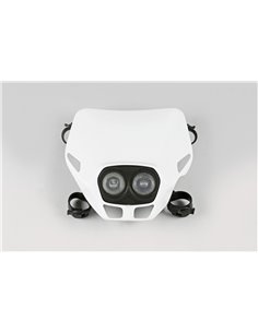 Support de lampe Fire-Fly Twins (12V-35W) blanc UFO-Plast PF01700-041