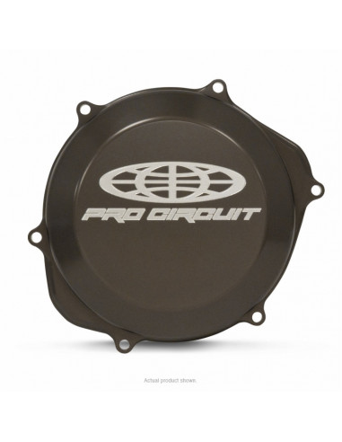 Tapa de embrague Pro Circuit para Honda CRF450R: aluminio, negro