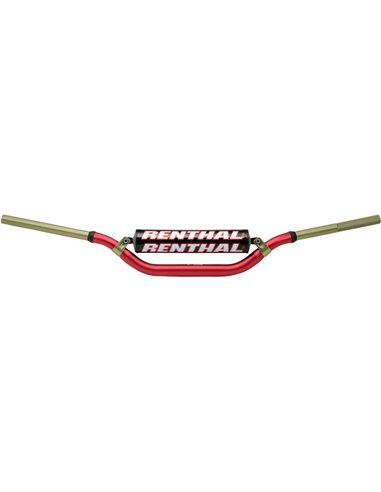 Guidon Renthal Twinwall 999 Rouge 999-01-RD-07-185