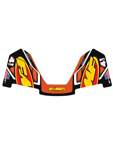 Autocollants de remplacement pour le silencieux FMF Fmf 4.1 Orange 014850