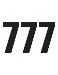 Number #7 13X7Cm Bk Blackbird Racing 5047/20/7