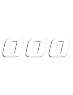 Number #0 20X25Cm Wh Blackbird Racing 5049/10/0