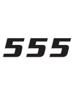 Number #5 20X25Cm Bk Blackbird Racing 5049/20/5