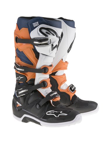 ALPINESTARS Tech 7 Offroad Boots Black/Orange/White/Blue 9