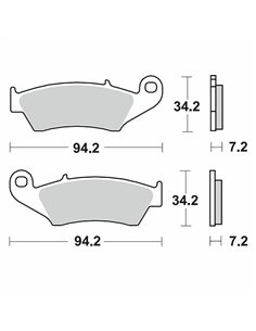 Pastillas de freno Ceramic MOTO-MASTER 403904