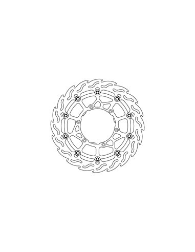 Disque de frein Supermoto Float Flame Sm MOTO-MASTER 112338