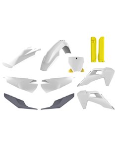Husqvarna TC/FC - MX Kit Plastique Blanc - Modèles 2019-20 Polisport 91018