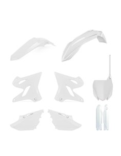 Yamaha YZ 125/250 - MX Plastic Kit White- 2021 Models Polisport 91073