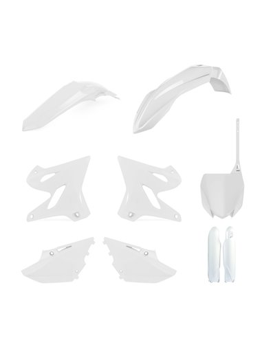 Yamaha YZ 125/250 - Kit de Plástica MX Blanco - Modelos 2021 Polisport 91073