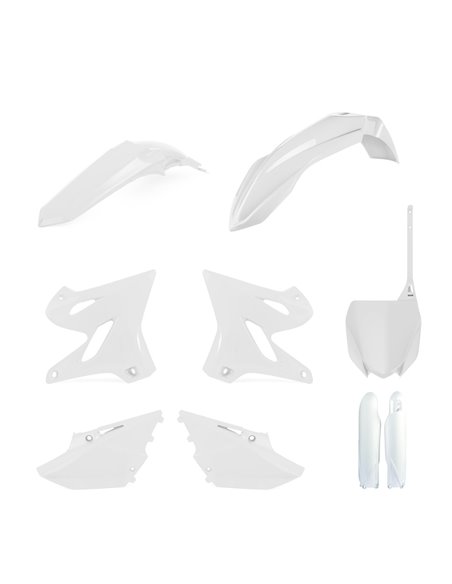 Yamaha YZ 125/250 - Kit de Plàstica MX Blanc - Models 2021 Polisport 91073