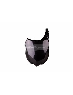 Tapa frontal portanúmeros delantero Polisport Restyling negro Yamaha YZ125/250 8666000009