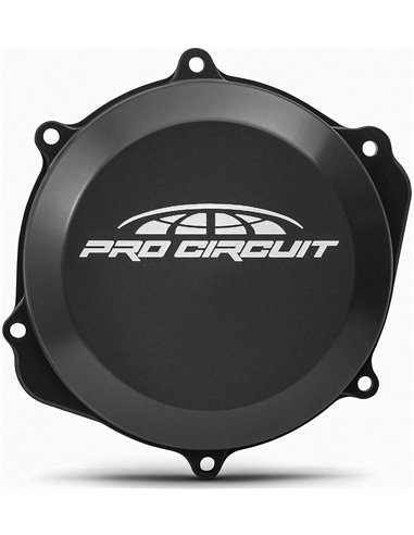 Pro Circuit clutch cover for Yamaha YZ250F: aluminum, black