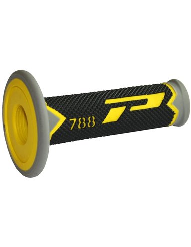 Puños Triple Density Offroad 788 Closed End Black/Gray/Yellow PRO GRIP PA078800GIGN