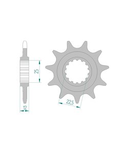 Afam Pinhao Gas Gas Trial 9 dentes