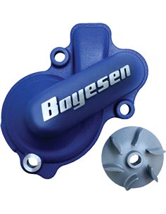 Kit de tapa i hèlix de bomba d'aigua Supercooler Boyesen color blau WPK45AL
