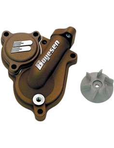 Boyesen Blue Supercooler Kit d'hélice et de capuchon de pompe à eau ALUMINUM MAGNESIUM WPK-17M