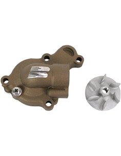 Kit de hélice e tampa da bomba de água Boyesen Aluminum Magnesium Supercooler WPK-38AM