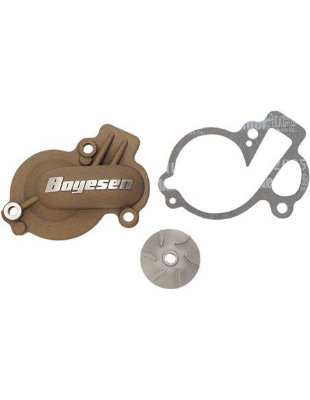 Kit de tapa y hélice de bomba de agua Supercooler Boyesen color natural WPK45AM