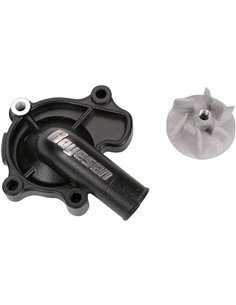 Kit de tapa y hélice de bomba de agua Supercooler Boyesen color negro WPK-07B