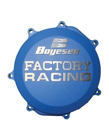 Tapa de embrague Boyesen Factory Racing color azul CC44CL
