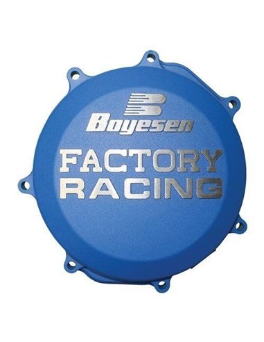 Tapa de embrague Boyesen Factory Racing color azul CC-42CL