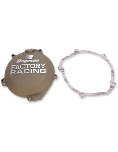 Couvercle d'embrayage FACTORY RACING ALUMINUM CUSTOM Powder-Coated gris CC44CM