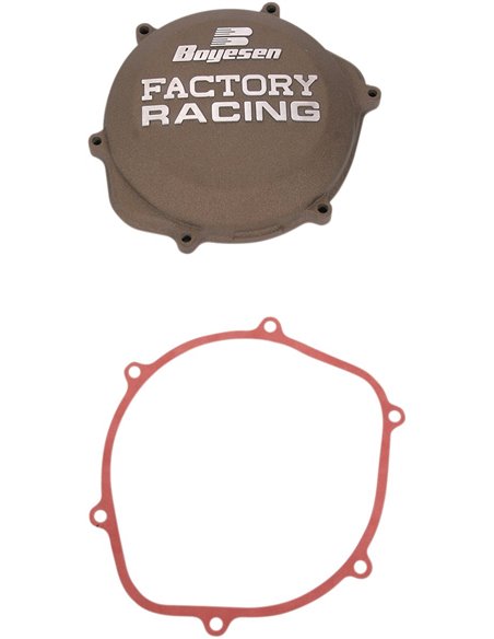 CLUTCH COVER FACTORY RACING ALUMINUM REPLACEMENT MAGNESIUM BOYESEN CC-06M