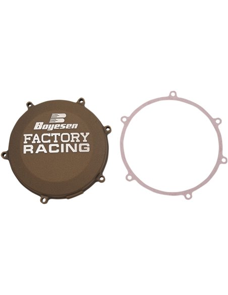 CLUTCH COVER FACTORY RACING ALUMINUM REPLACEMENT MAGNESIUM BOYESEN CC-18AM
