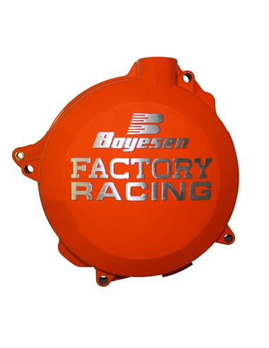 Tapa de embrague Boyesen Factory Racing color naranja CC-42CO