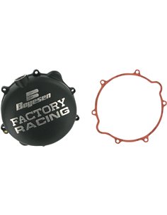 CLUTCH COVER FACTORY RACING ALUMINUM REPLACEMENT BLACK BOYESEN CC-42B