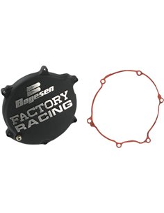 Tapa de embrague Boyesen Factory Racing color negro CC-11AB
