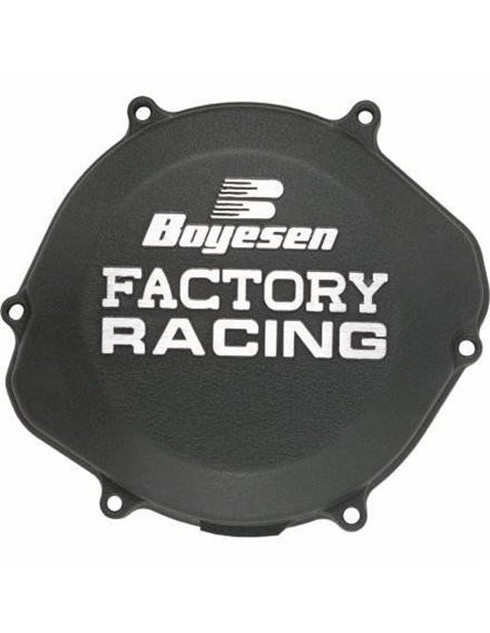 Tampa de embreagem Boyesen Factory Racing preto CC-42CB