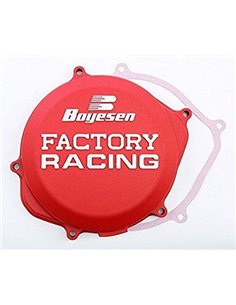 Coberta d'embragatge FACTORY RACING alumini vermell CC-06AR