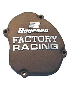 Tapa de encendido de aluminio Boyesen Factory Racing color magnesio SC-20M