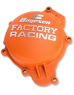 Bouchon d'allumage en aluminium Boyesen Factory Racing Powder-Coated orange SC41CO