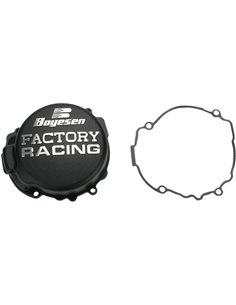 Tapa de encendido de aluminio Boyesen Factory Racing color negro SC-41B