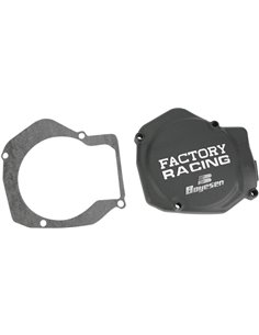 Tampa de ignição de alumínio da Boyesen Factory Racing preto SC01AB