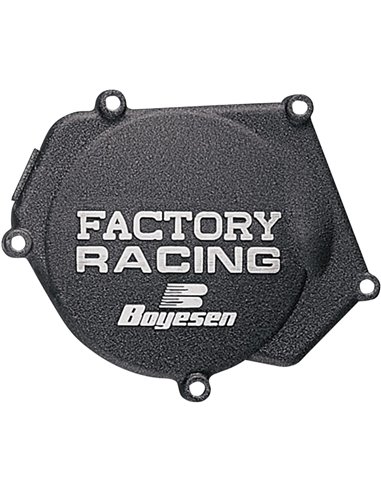 Bouchon d'allumage en aluminium Boyesen Factory Racing noir SC-12B
