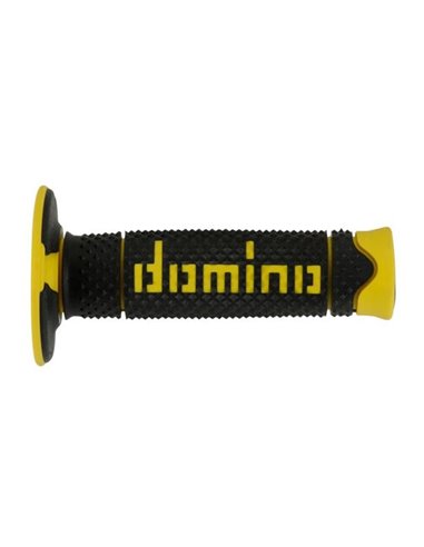 Domino Poignées Full Grip Noir/jaune