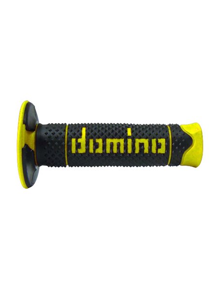 Puños MotoCross Enduro Domino Diamond Negro Amarillo