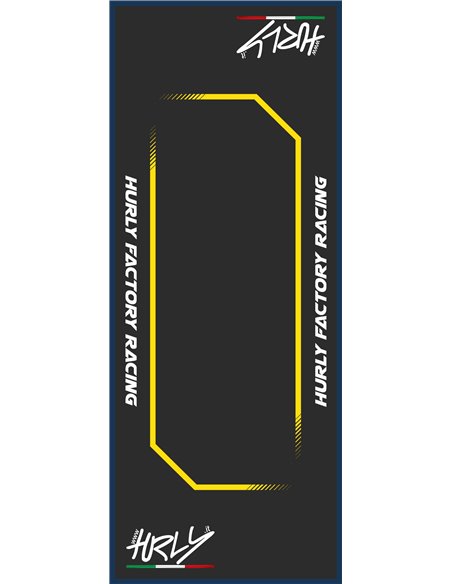 MAT HURLY 53X100 BL/YE HURLY PARTS HC53100 BL/YE