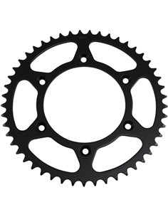 Couronne JT SPROCKETS JTR897.42ZBK 42 dents 520 PITCH noire C49 HIGH CARBON acier JTR897.42ZBK